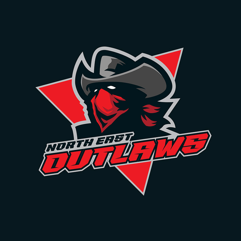 North East Outlaws logo